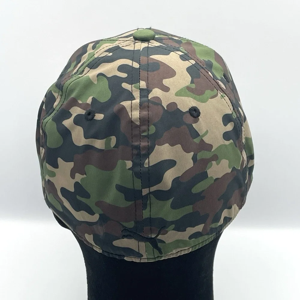 Puma Mens Baseball Cap Camo Stretch Fit Small S/M Structured‎ Fit New NWOT
